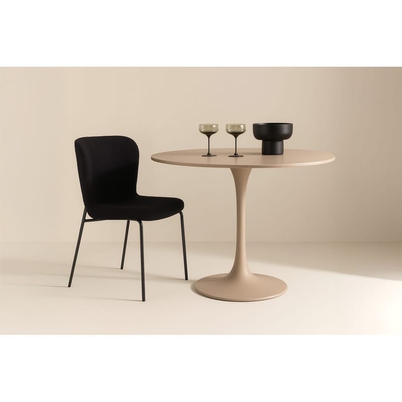 Runt matbord Glade - Beige - Möbler - Matplats - Matbord & köksbord