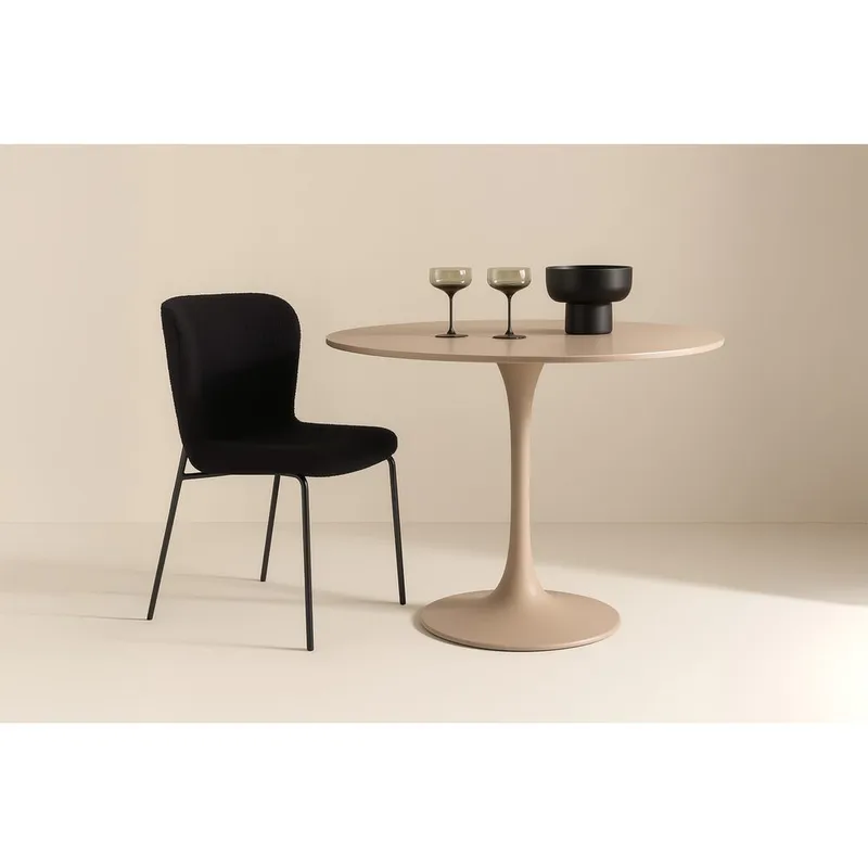 Runt matbord Glade - Beige - Möbler - Matplats - Matbord & köksbord