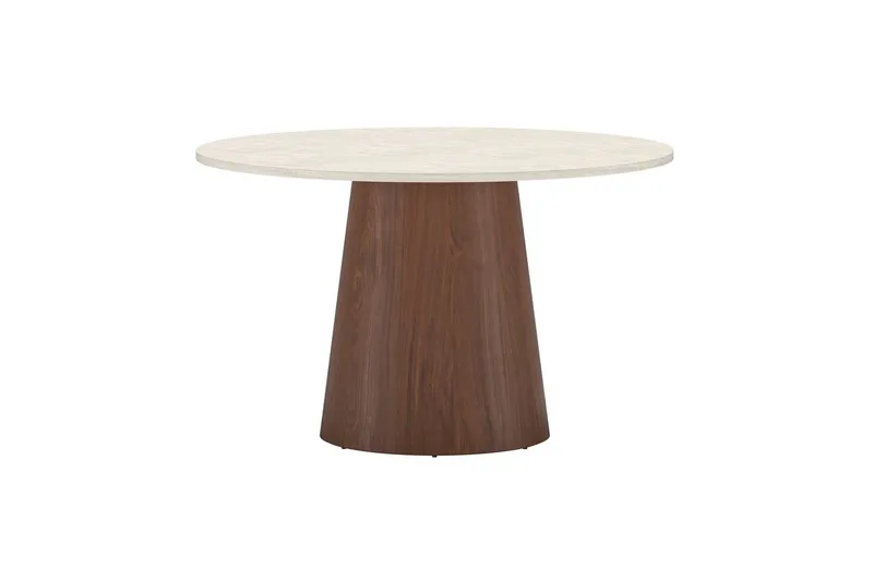 Runt matbord Lanzo 120 cm - Beige - Möbler - Matplats - Matbord & köksbord