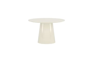 Runt matbord Lanzo 120 cm Glossy - Beige - Möbler - Matplats - Matbord & köksbord