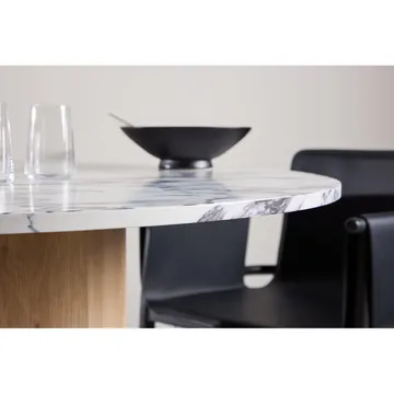 Runt matbord Tekla - Ljusgrå, 120 - Möbler - Matplats - Matbord & köksbord