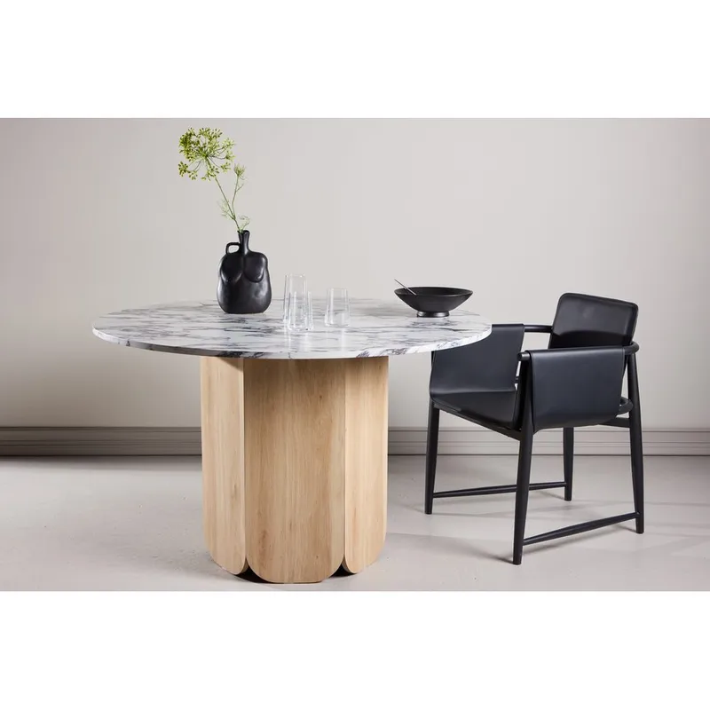 Runt matbord Tekla - Ljusgrå, 120 - Möbler - Matplats - Matbord & köksbord