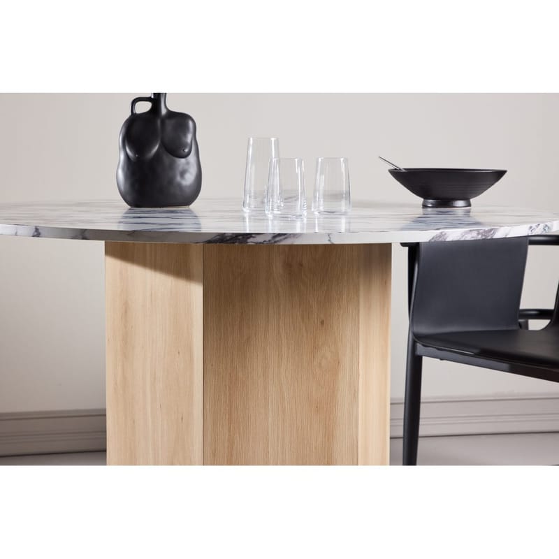 Runt matbord Tekla - Ljusgrå, 120 - Möbler - Matplats - Matbord & köksbord