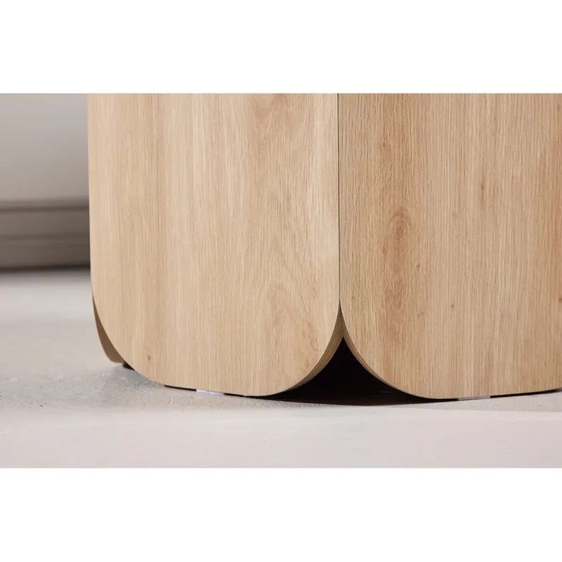 Runt matbord Tekla - Ljusgrå, 120 - Möbler - Matplats - Matbord & köksbord