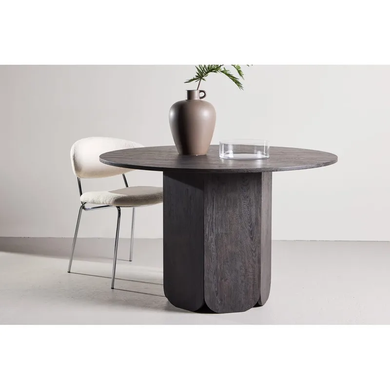 Runt matbord Tekla - Svart, 120 - Möbler - Matplats - Matbord & köksbord