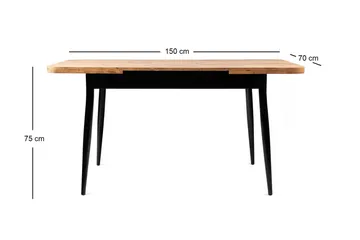 Saidie Matbord 120 cm Rektangulär - Brun - Möbler - Matplats - Matbord & köksbord