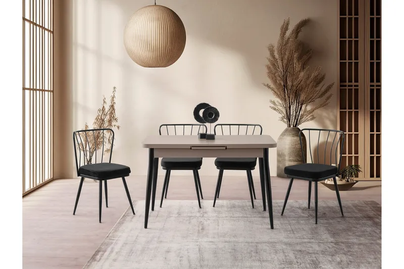 Saidie Matbord 120 cm Rektangulär - Brun - Möbler - Matplats - Matbord & köksbord