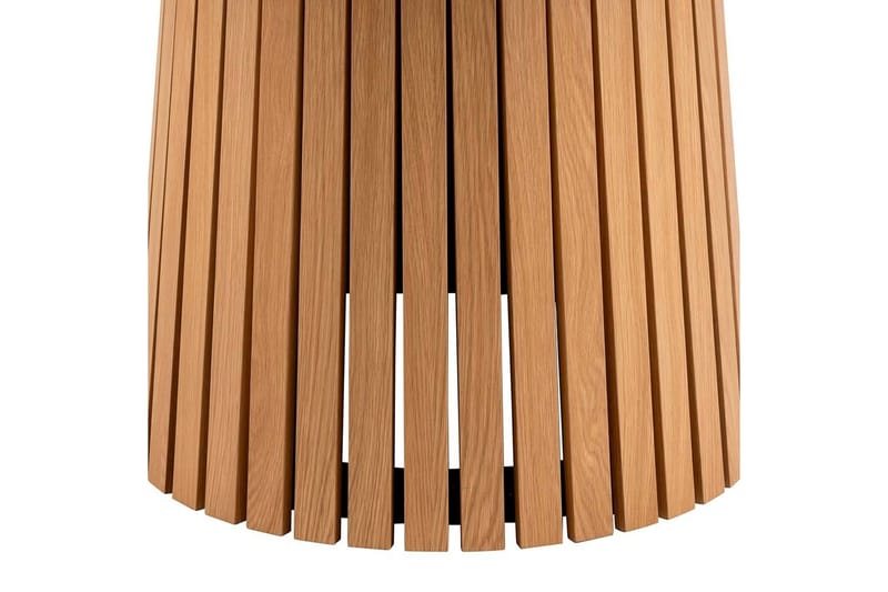 Saku Runt Matbord 120 cm med Trä- och Ekutseende - Beige - Möbler - Matplats - Matbord & köksbord
