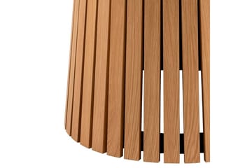 Saku Runt Matbord 120 cm med Trä- och Ekutseende - Beige - Möbler - Matplats - Matbord & köksbord