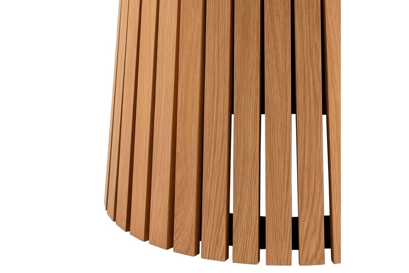 Saku Runt Matbord 120 cm med Trä- och Ekutseende - Beige - Möbler - Matplats - Matbord & köksbord