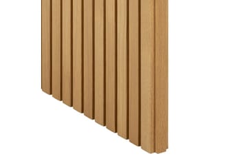Saku Stort Rektangulärt Matbord 220 cm med Trä- och Ekutseende - Beige - Möbler - Matplats - Matbord & köksbord