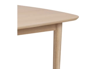 Salama Stort Rektangulärt Matbord 210 cm med Trä- och Ekutseende - Vit - Möbler - Matplats - Matbord & köksbord