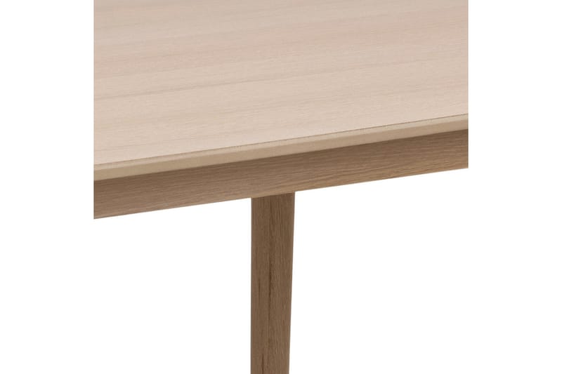 Salama Stort Rektangulärt Matbord 210 cm med Trä- och Ekutseende - Vit - Möbler - Matplats - Matbord & köksbord
