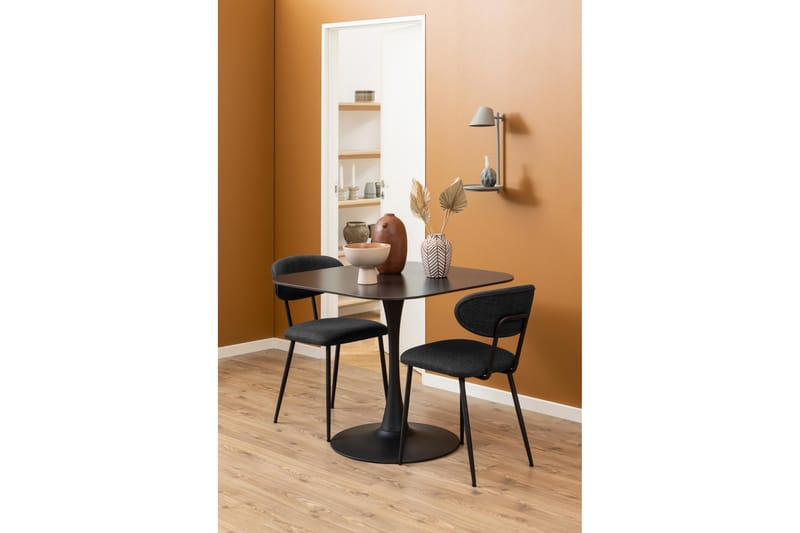 Salm Matbord 90 cm Kvadratisk - Svart - Möbler - Matplats - Matbord & köksbord