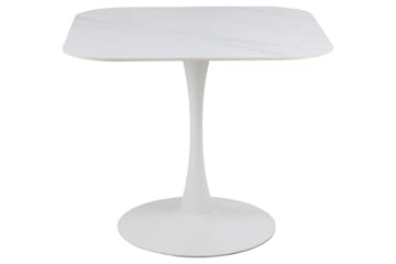 Salm Matbord 90 cm Kvadratisk - Vit - Möbler - Matplats - Matbord & köksbord