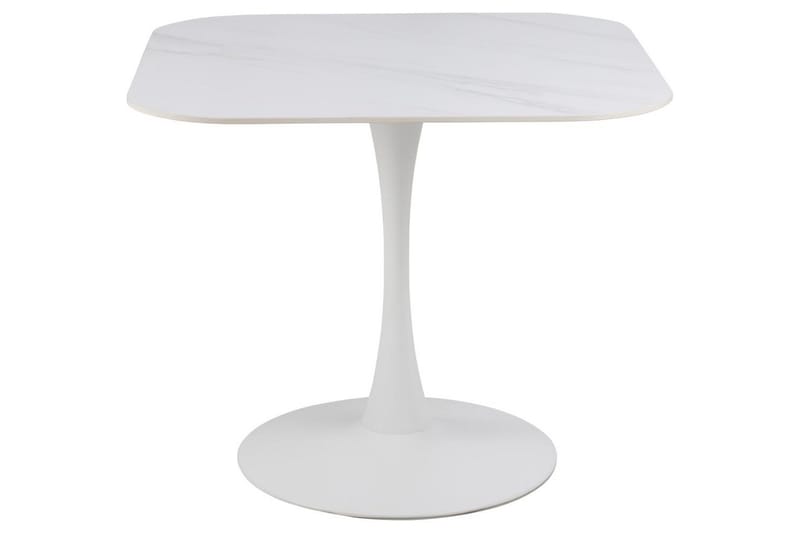 Salm Matbord 90 cm Kvadratisk - Vit - Möbler - Matplats - Matbord & köksbord