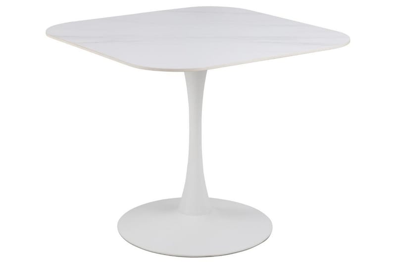 Salm Matbord 90 cm Kvadratisk - Vit - Möbler - Matplats - Matbord & köksbord