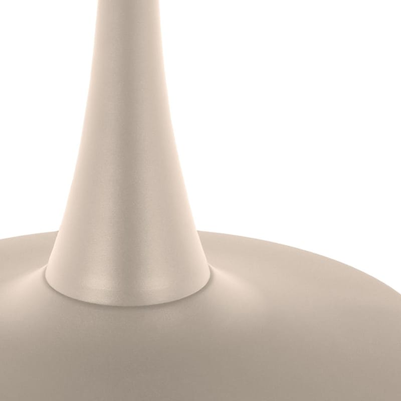 Salm Matbord 90 cm Rund - Brun Keramik med Subtila Ådringar; Grå Bas - Möbler - Matplats - Matbord & köksbord