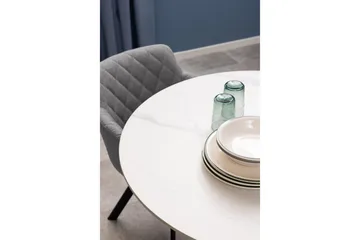 Salm Matbord 90 cm Rund - Vit - Möbler - Matplats - Matbord & köksbord