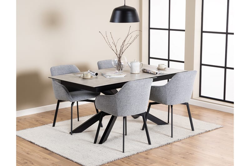Salupa Matbord 210x90 cm - Grå - Möbler - Matplats - Matbord & köksbord