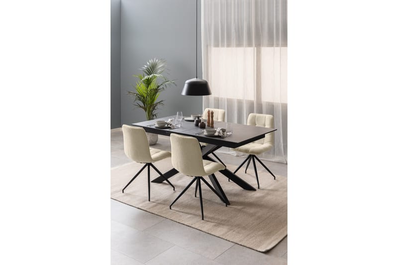 Salupa Matbord 210x90 cm - Svart - Möbler - Matplats - Matbord & köksbord