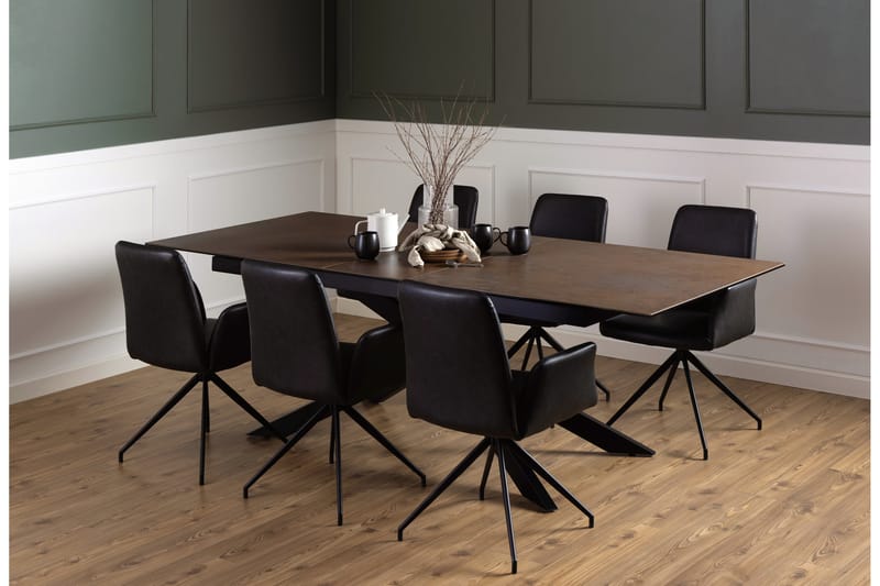 Salupa Matbord 240x100 cm Brun - Möbler - Matplats - Matbord & köksbord