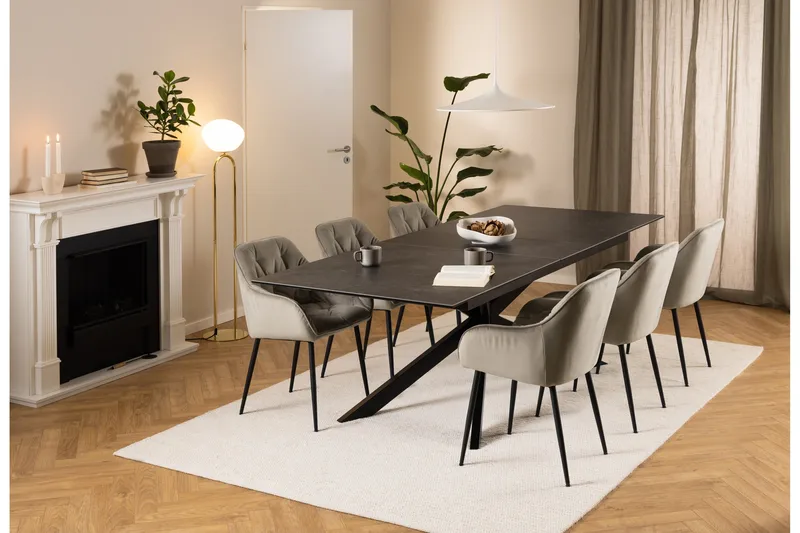 Salupa Matbord 240x100 cm - Svart - Möbler - Matplats - Matbord & köksbord