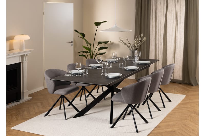 Salupa Matbord 240x100 cm Svart - Möbler - Matplats - Matbord & köksbord