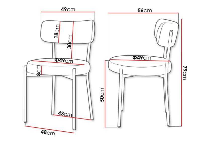 Salvenn Matstol 2-pack - Beige - Möbler - Matplats - Matstol & köksstol