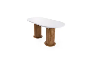 Samtens Matbord 180 cm Oval - Vit - Möbler - Matplats - Matbord & köksbord