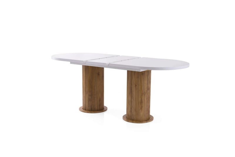 Samtens Matbord 180 cm Oval - Vit - Möbler - Matplats - Matbord & köksbord