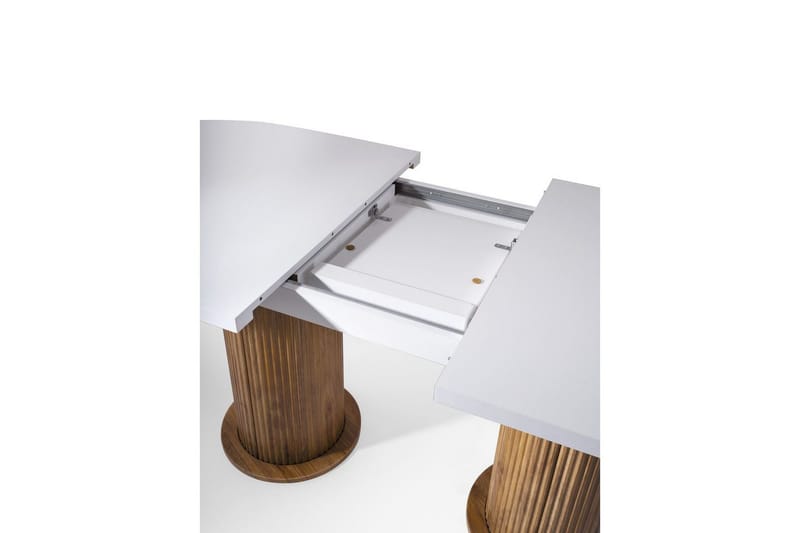 Samtens Matbord 180 cm Oval - Vit - Möbler - Matplats - Matbord & köksbord