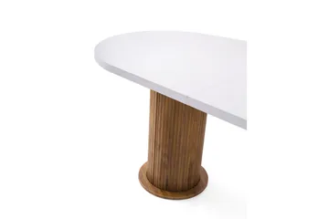 Samtens Matbord 180 cm Oval - Vit - Möbler - Matplats - Matbord & köksbord