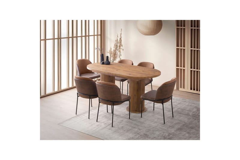 Samtens Matbord 180 cm Rektangulär - Valnöt - Möbler - Matplats - Matbord & köksbord