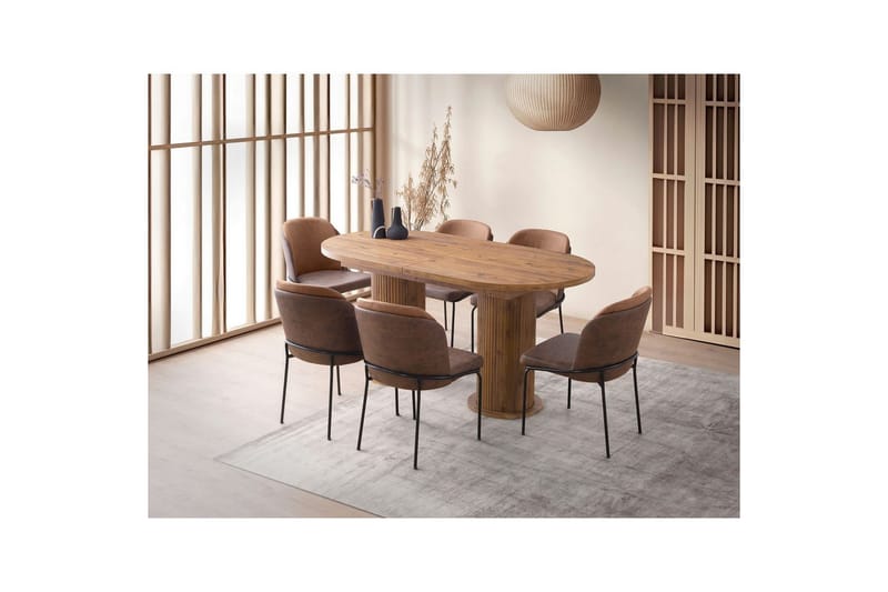 Samtens Matbord 180 cm Rektangulär - Valnöt - Möbler - Matplats - Matbord & köksbord