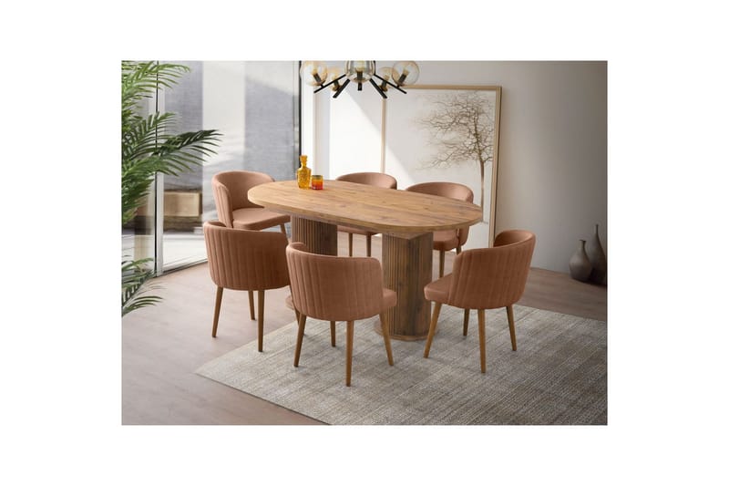 Samtens Matbord 180 cm Rektangulär - Valnöt - Möbler - Matplats - Matbord & köksbord