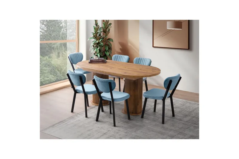 Samtens Matbord 180 cm Rektangulär - Valnöt - Möbler - Matplats - Matbord & köksbord