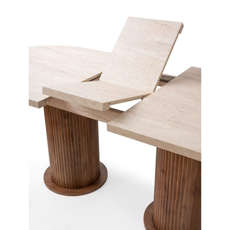 Samtens Matbord Oval 180 cm - Brun/Taupe - Möbler - Matplats - Matbord & köksbord