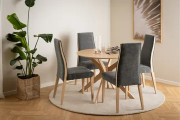 Sanae Matbord 105 cm Rund - Ek - Möbler - Matplats - Matbord & köksbord