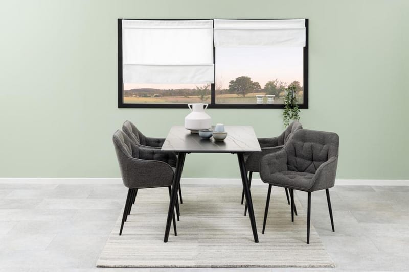 Sanjoan Matbord 140 cm - Svart - Möbler - Matplats - Matbord & köksbord