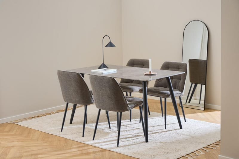 Sanjoan Matbord 80 cm Rektangulär - Grå - Möbler - Matplats - Matbord & köksbord