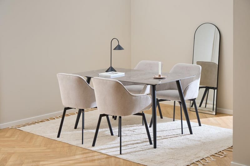 Sanjoan Matbord 80 cm Rektangulär - Grå - Möbler - Matplats - Matbord & köksbord