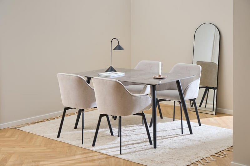 Sanjoan Matbord 80 cm Rektangulär - Grå - Möbler - Matplats - Matbord & köksbord