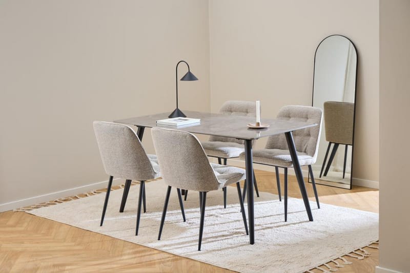 Sanjoan Matbord 80 cm Rektangulär - Grå - Möbler - Matplats - Matbord & köksbord