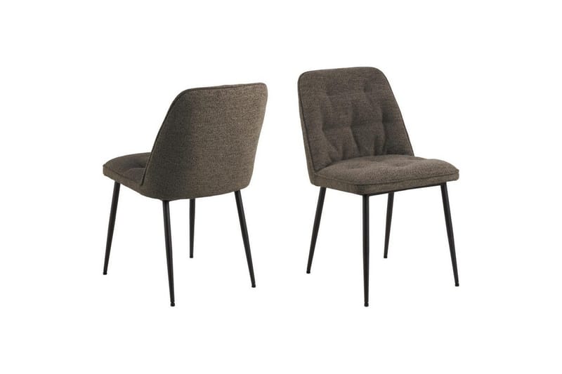 Sanjoan Matgrupp 140 cm + 4 st Zabinka Matstolar - Svart/Beige/Brun - Möbler - Matplats - Matgrupp & matbord med stolar