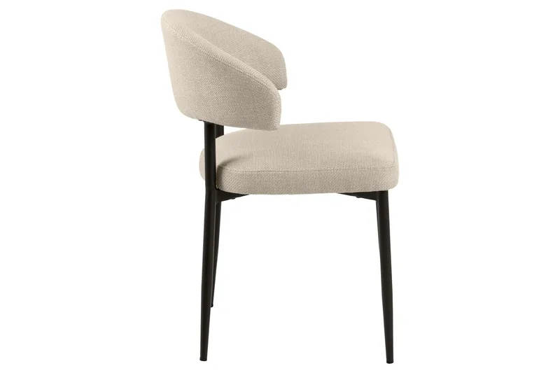 Sawako Matstol - Beige / Svart - Möbler - Matplats - Matstol & köksstol