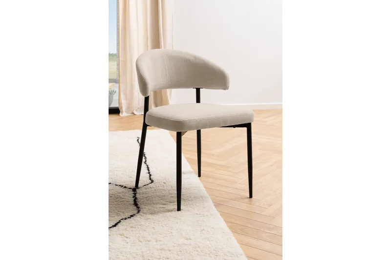 Sawako Matstol - Beige/Svart - Möbler - Matplats - Matstol & köksstol