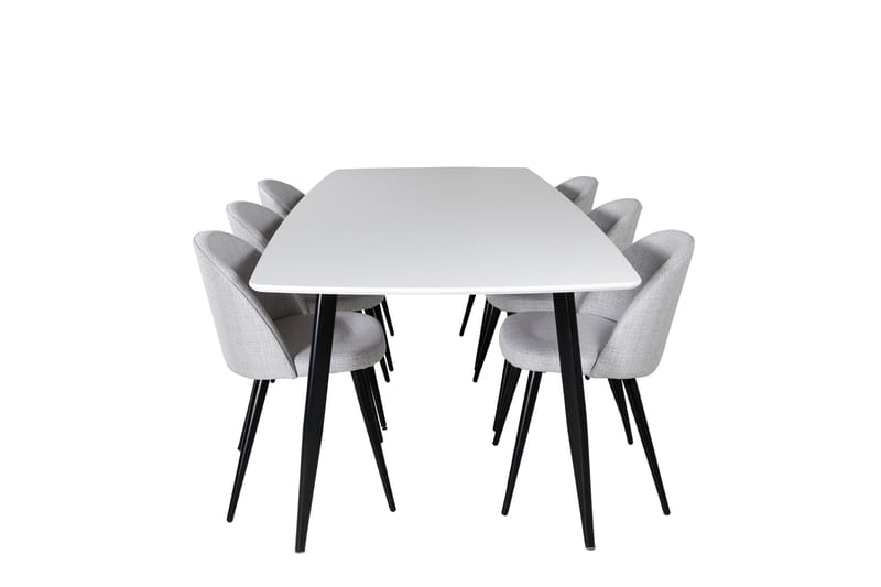 Sedavi Matgrupp 240 cm Rektangulär med 6 Sedavi Stolar, Svart