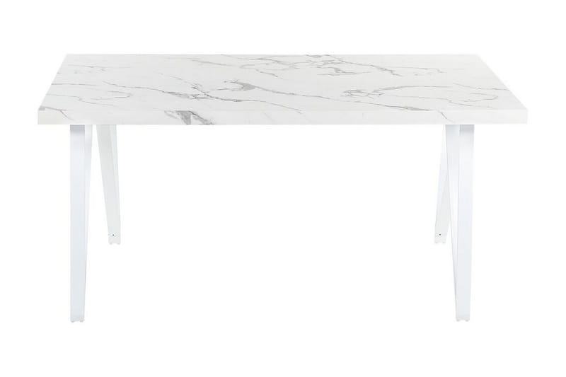 Senneterre Matbord 90x160 cm - Vit/Grå - Möbler - Matplats - Matbord & köksbord