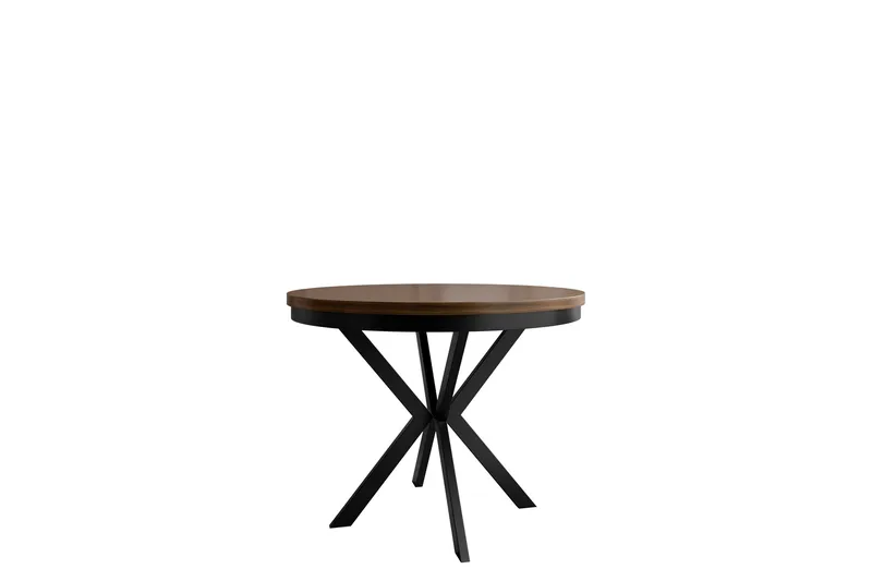 Sereth Matbord 100 cm Rund - Brun/Svart - Möbler - Matplats - Matbord & köksbord